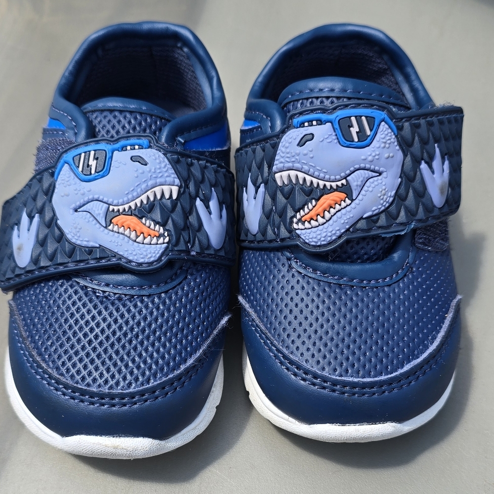 Carter's Navy Blue Dinosaur Sneakers